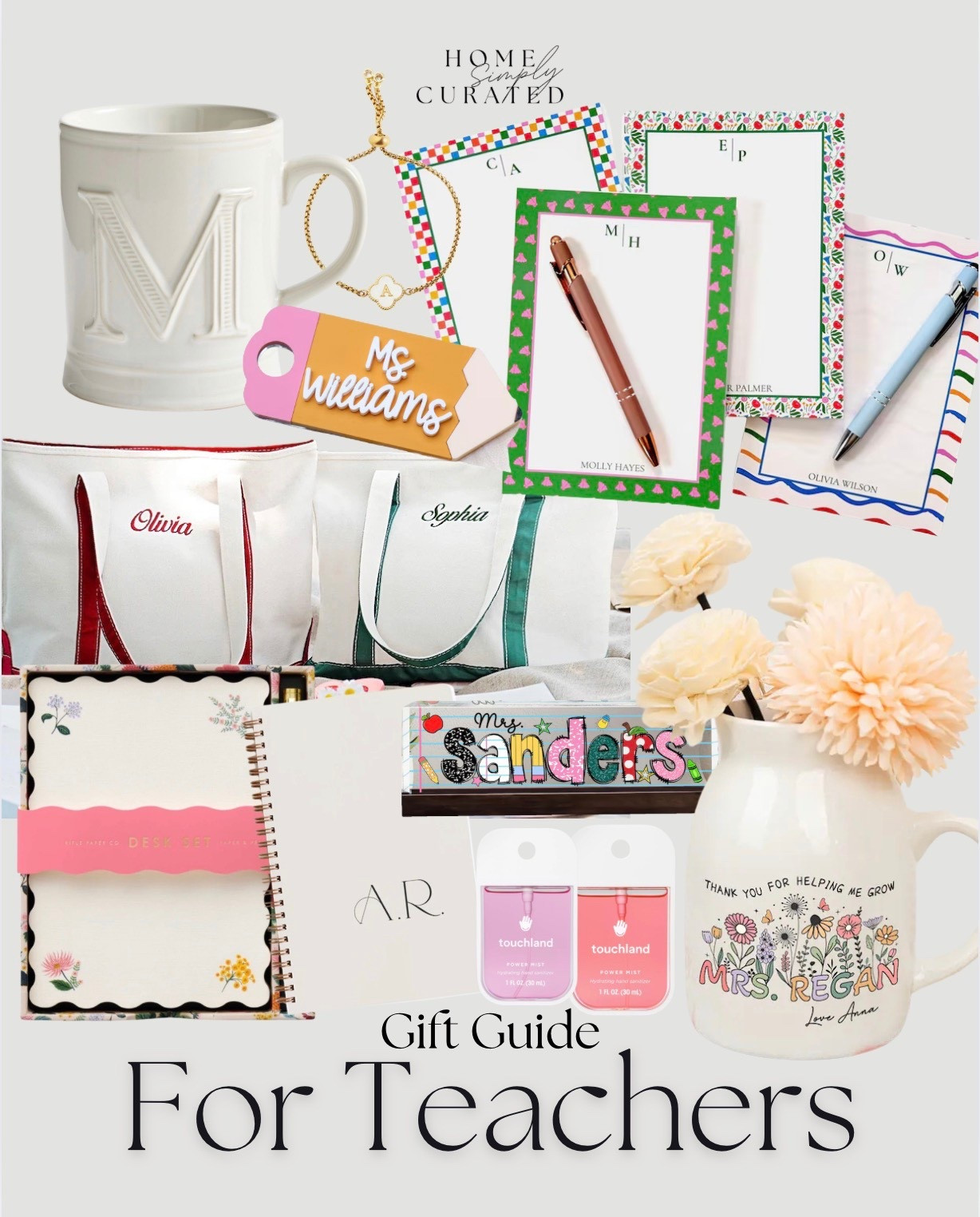 A gift guide for teachers! Shop these goodies now to get the best deals! 



gift guide, teacher gifts, gift ideas for teachers, Christmas gifts, gifts for her, gift ideas, teacher wishlist, pot planter, journaling, tote bag, everyday bag, coffee mug, target finds, rifle paper co, Etsy, personalized gifts, note pad, monogram tote bag, Stanley name platee

#LTKGiftGuide #LTKFindsUnder50 #LTKHoliday