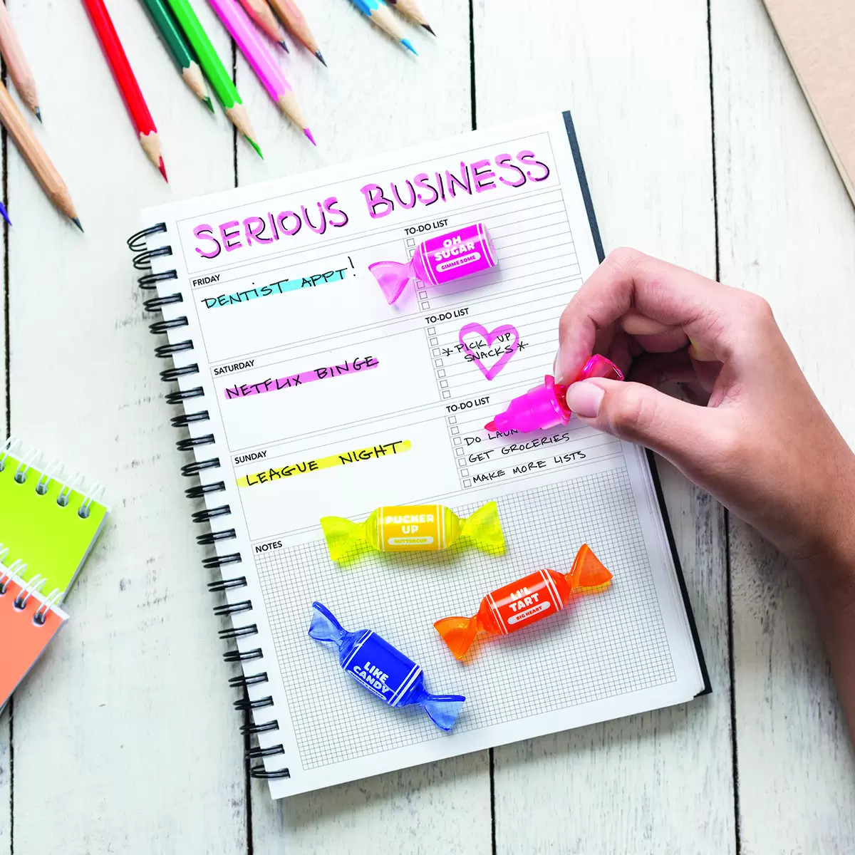 Fred Sugar High Candy Highlighters Pkg/4 | The Container Store