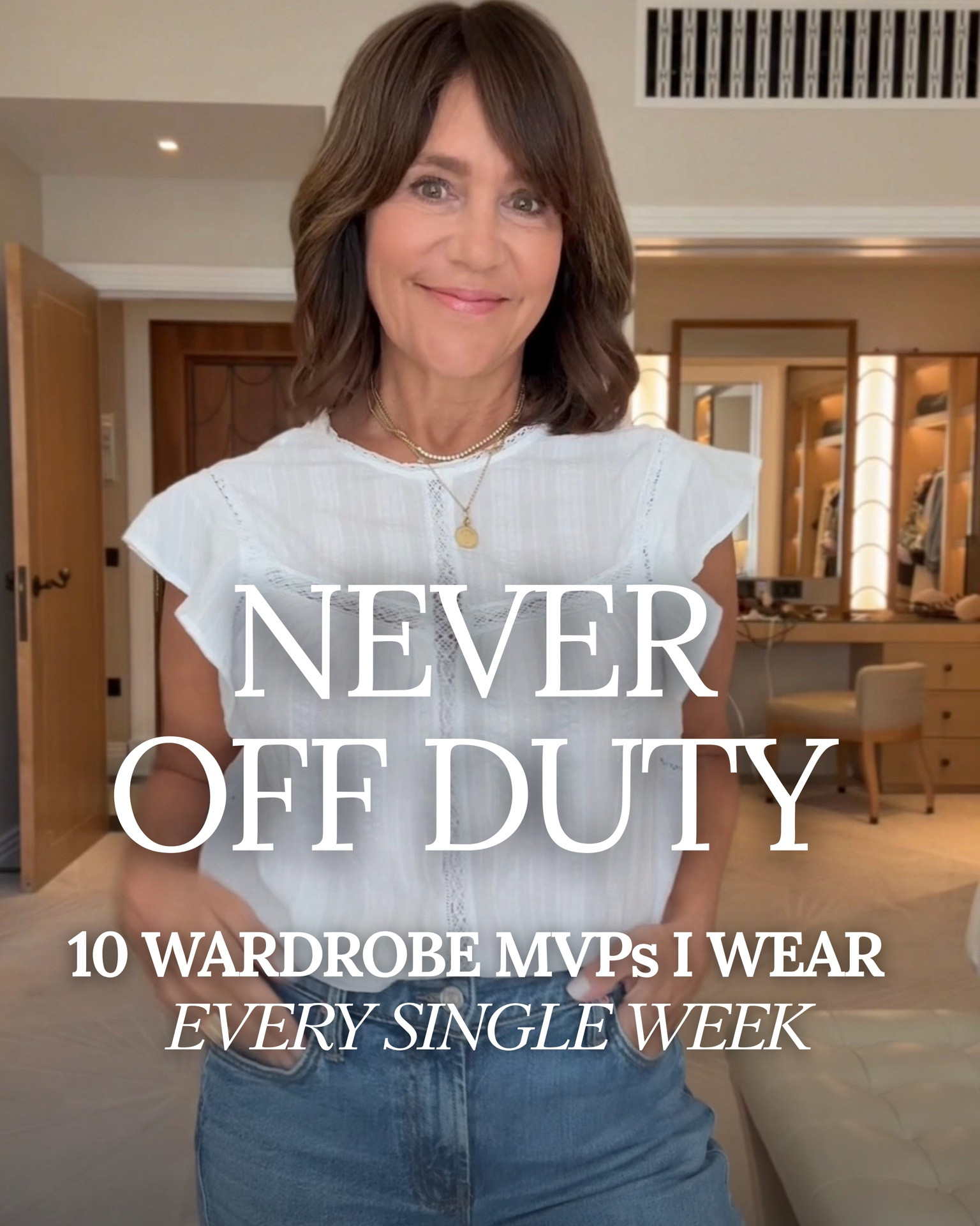 The secret to elevated, effortless style is all about having the right high-rotation wardrobe heroes. 💫 These are a few of my favorite closet staples I wear every single week!!  

I wear these pieces almost more often than I want to admit, because they’re really that good!!! 😂 They’re flattering, modern, and go with everything. 

Everything from the prettiest white top to the best jeans to the viral pants everyone needs in their closet - these are the pieces you’ll find in my everyday outfit rotation!

#LTKgrwm #LTKootd #LTKmomlife