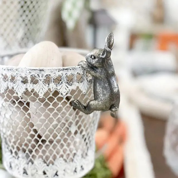 Bunny Pot Hanger Set of 3 | Antique Farm House