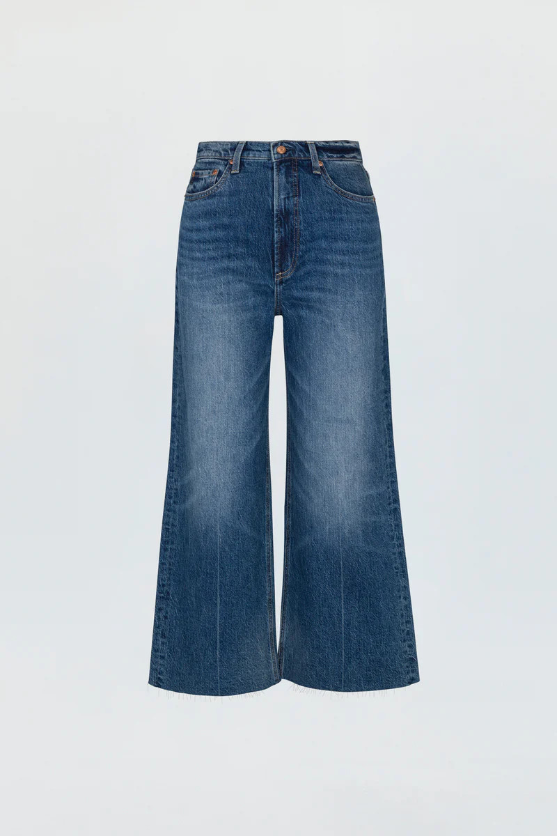 PETITE Lana High Rise Ultra Wide - Palladium | Pistola Denim