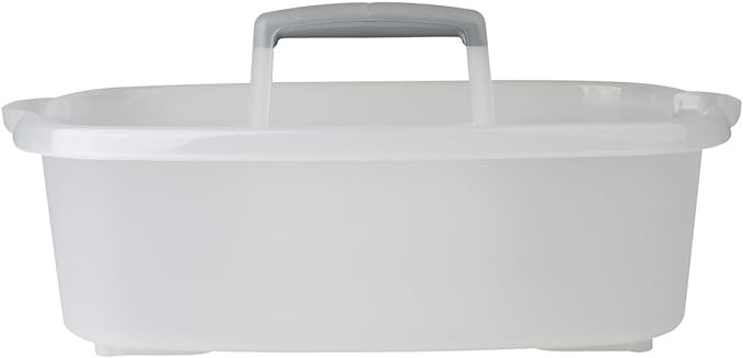 Casabella Plastic Multipurpose Cleaning Storage Caddy with Handle, 1.5-Gallon, Clear | Amazon (US)