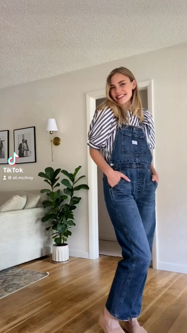 how I styled my #renttherunway shipment #spring #style #overalls 

#LTKSeasonal #LTKunder100 #LTKshoecrush