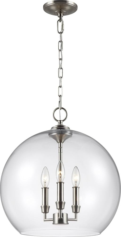 Feiss Lighting-Lawler-Pendant 3 Light in Traditional Style-16 Inch Wide by 16.75 Inch High-Satin ... | Amazon (US)