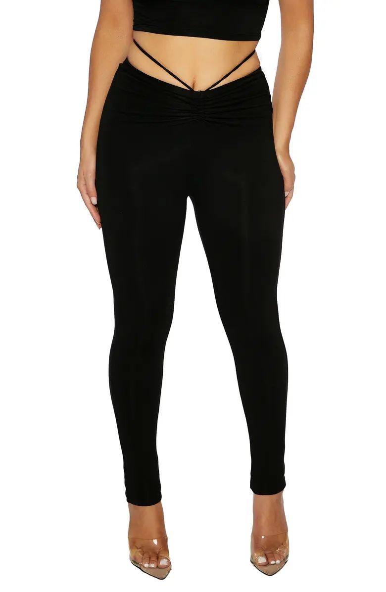 Rich Tie Waist Leggings | Nordstrom