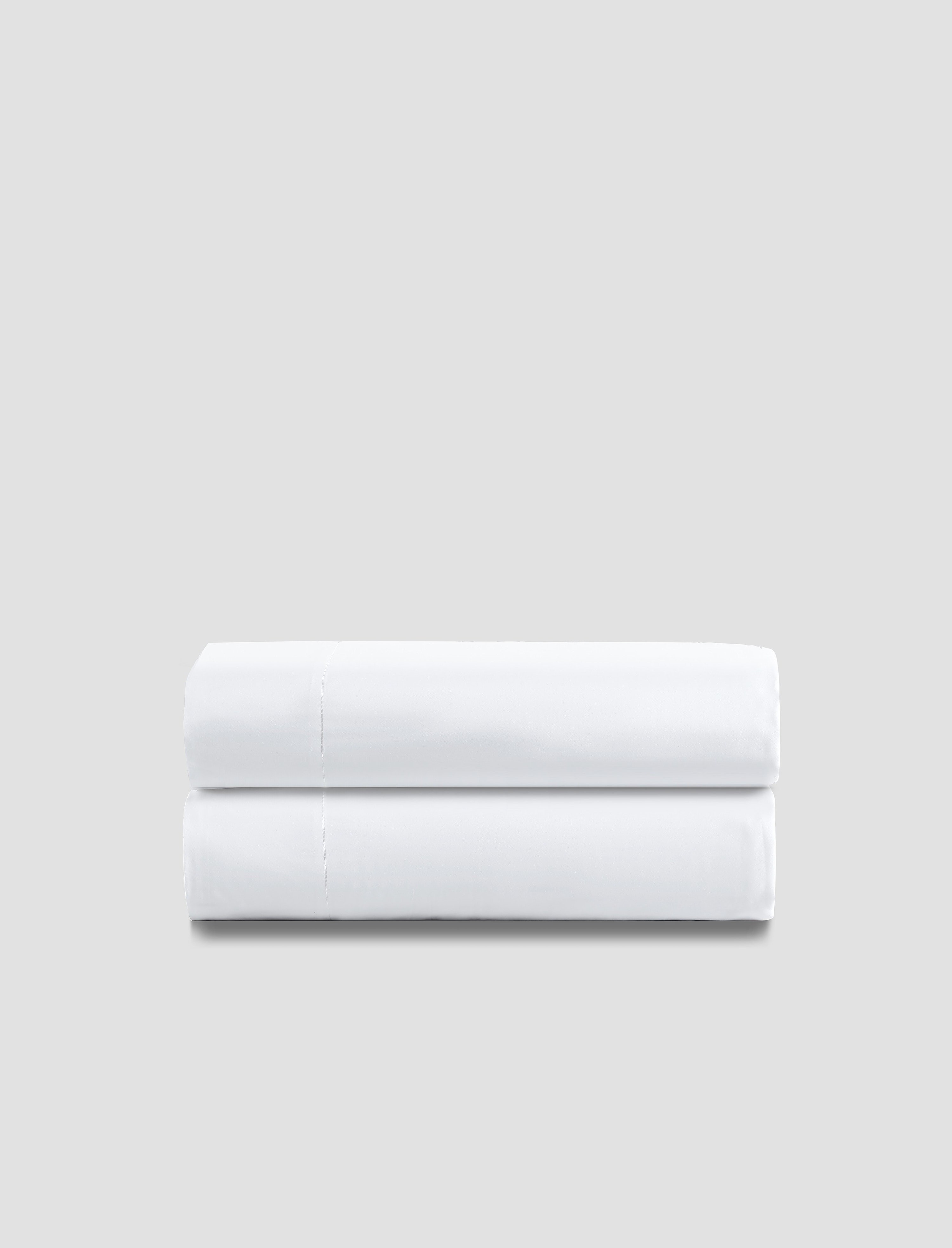 Premium Bamboo Flat Sheet - WHITE - Also in: DENIM, MOON, BLUSH, COAL, SAGE, BUTTERMILK | Verishop