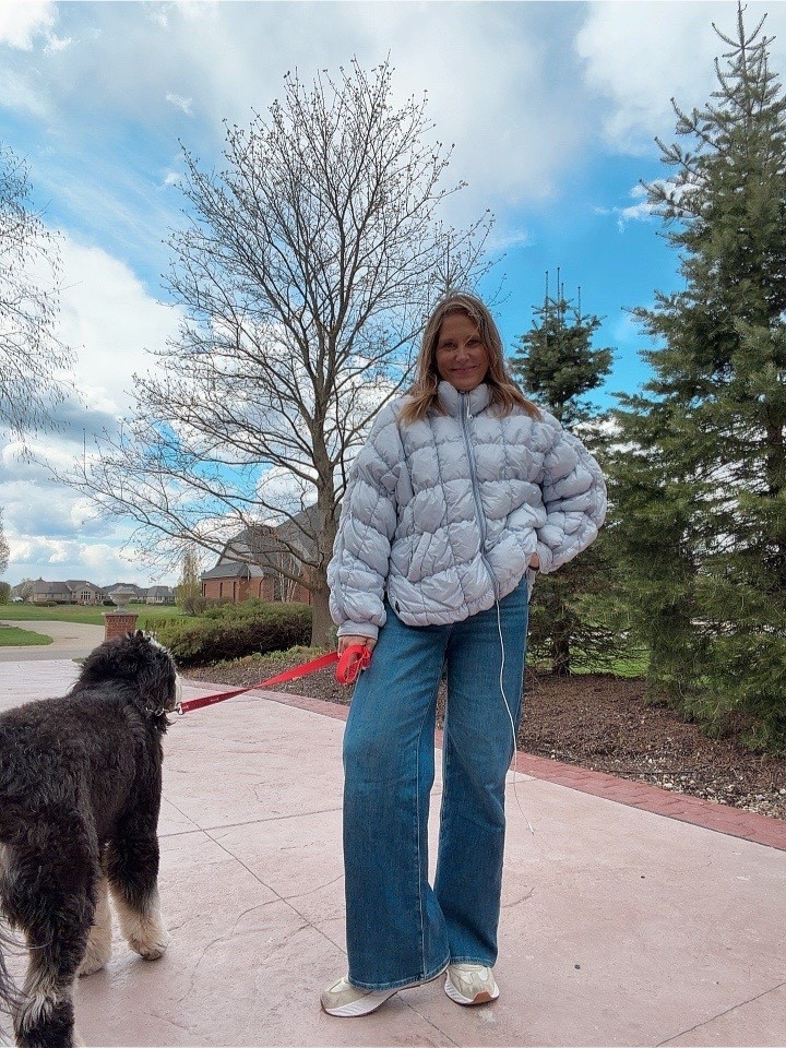 Walk OOTD. Someone wanted my sweater and I know you can’t see it but I will link it  

#LTKootd #LTKOver40 #LTKSeasonal