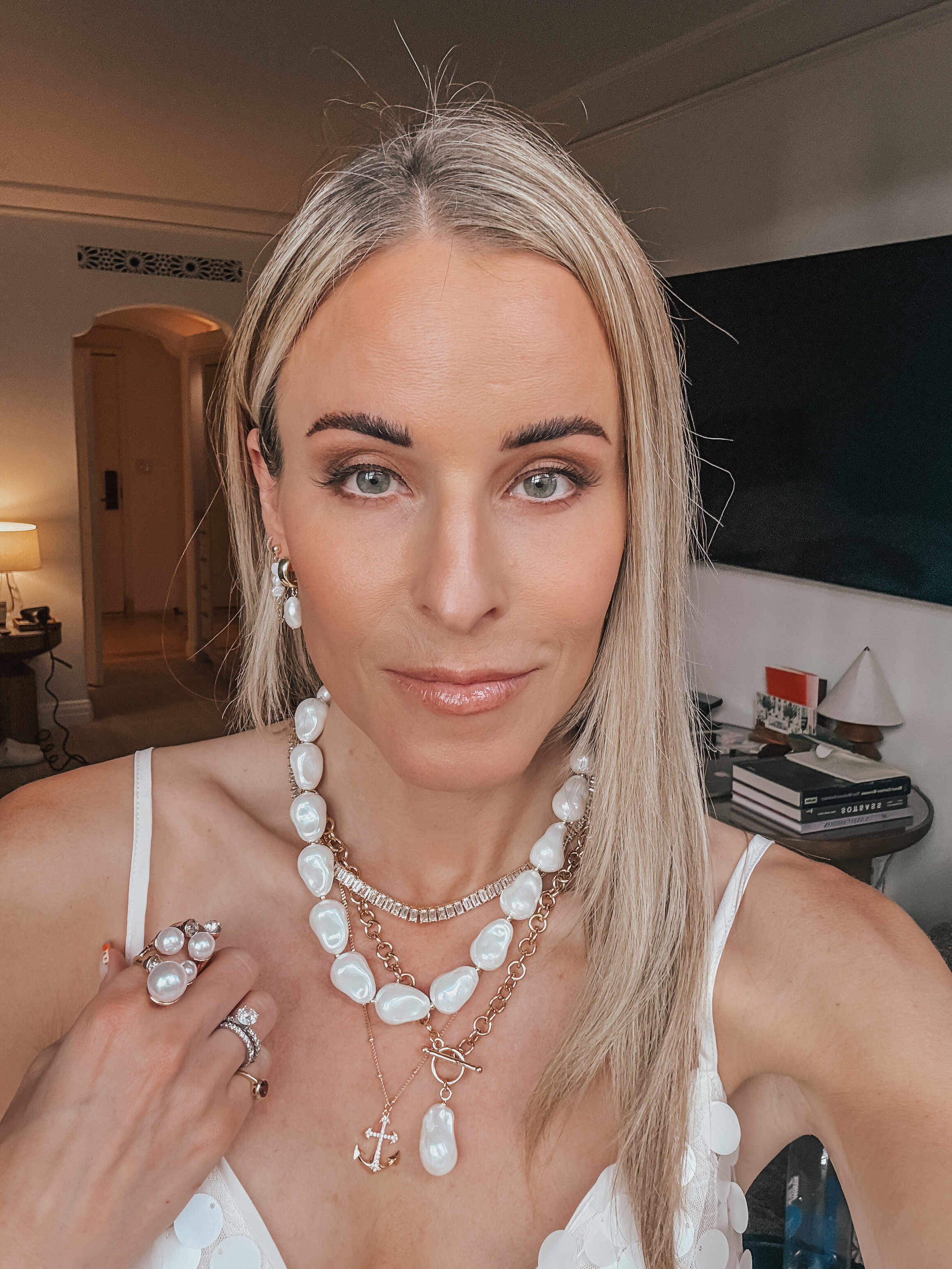 These pearl accessories are a beautiful addition to any outfit! Perfect for any occasion.  

 #LTKdayinmylife #LTKootd #LTKmomlife