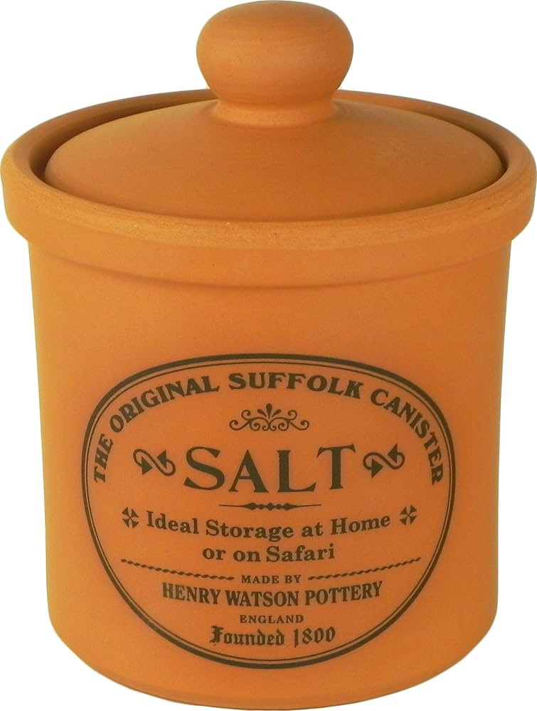 Henry Watson - Salt Jar - Made in England - 3.8 inches x 4 inches | Amazon (US)