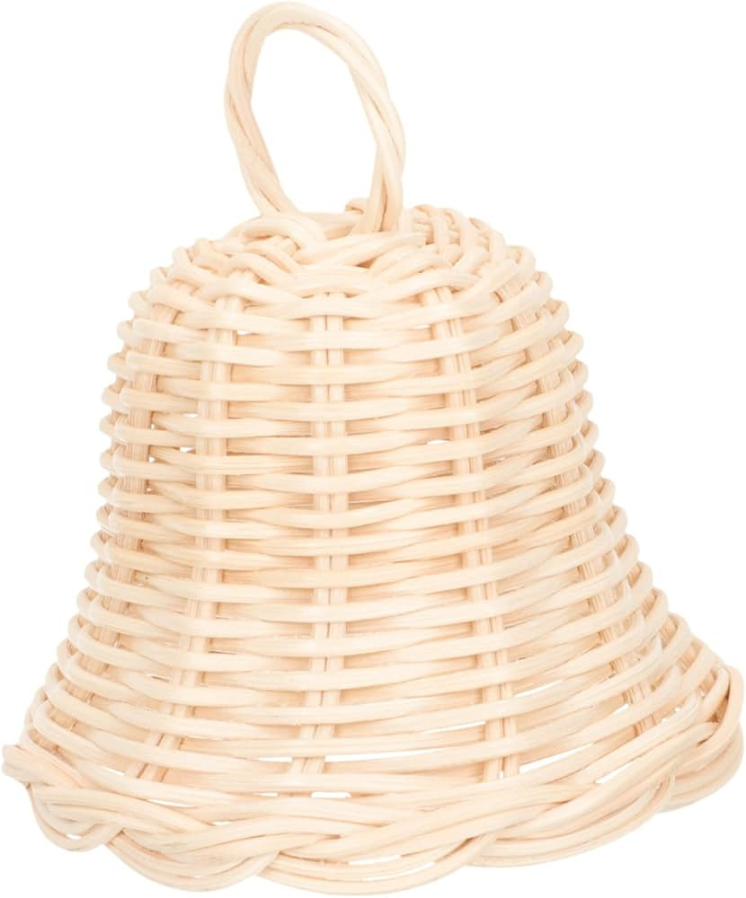 ABOOFAN Christmas Rattan Balls Holiday Decorations Craft Rattan Bell Shape Ornament Christmas Ute... | Amazon (US)