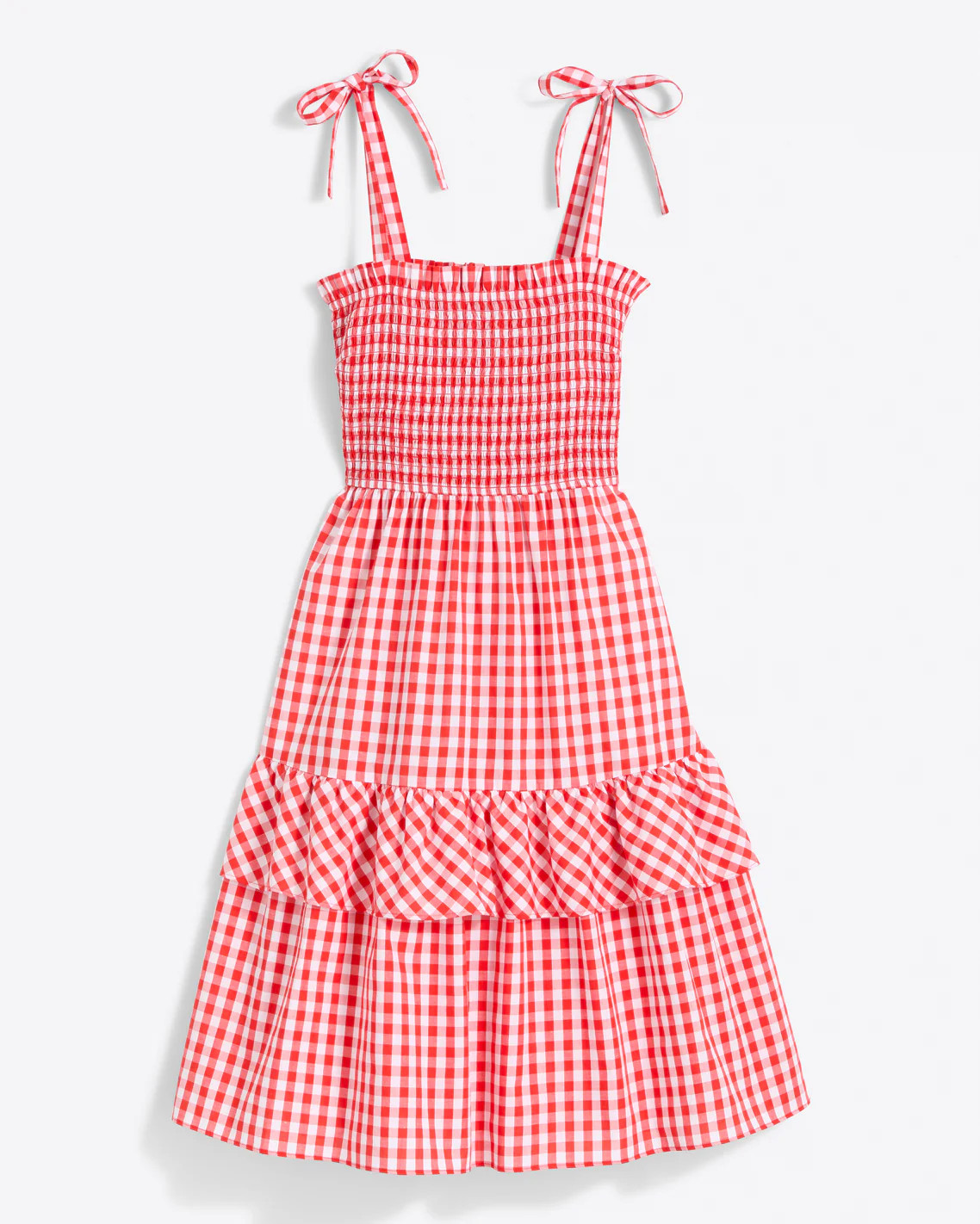 Taylor Dress in Poppy Red Gingham | Draper James (US)
