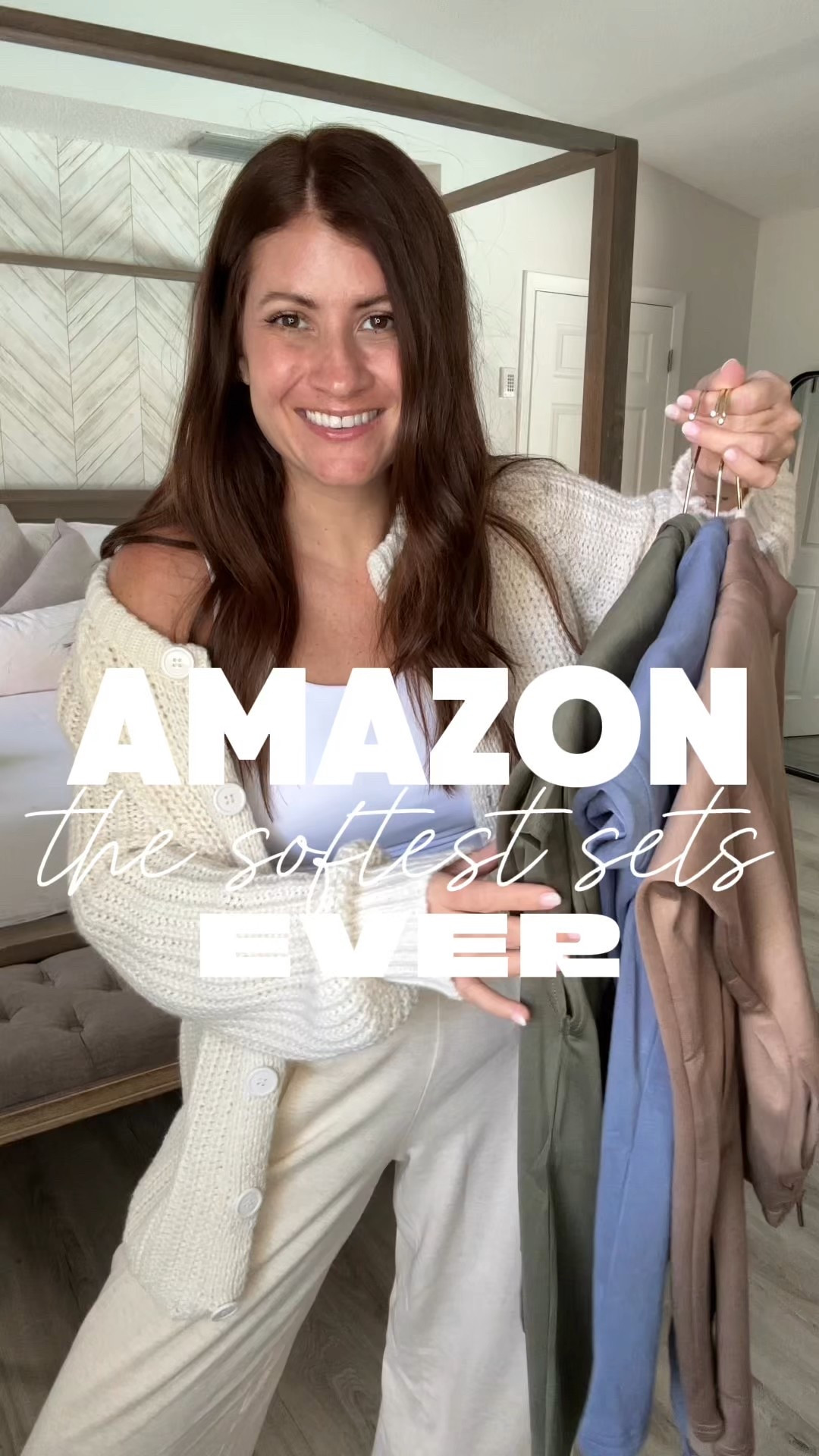 The softest 2 peice sets on Amazon! These are so soft they will blow your mind! Lightweight and comfy! Perfect to lounge, travel, dress up or down! 

Follow me for more affordable fashion and Amazon must haves! 

Wearing:
Size small in all 3!

#LTKSaleAlert #LTKWatchNow #LTKStyleTip