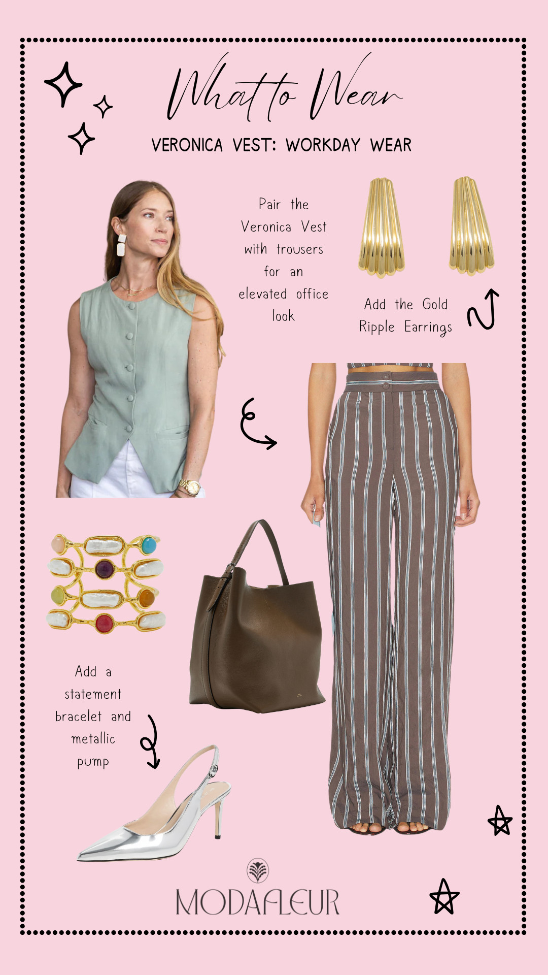 Veronica Vest : Workday Wear 

 #LTKgrwm #LTKootd #LTKWorkwear