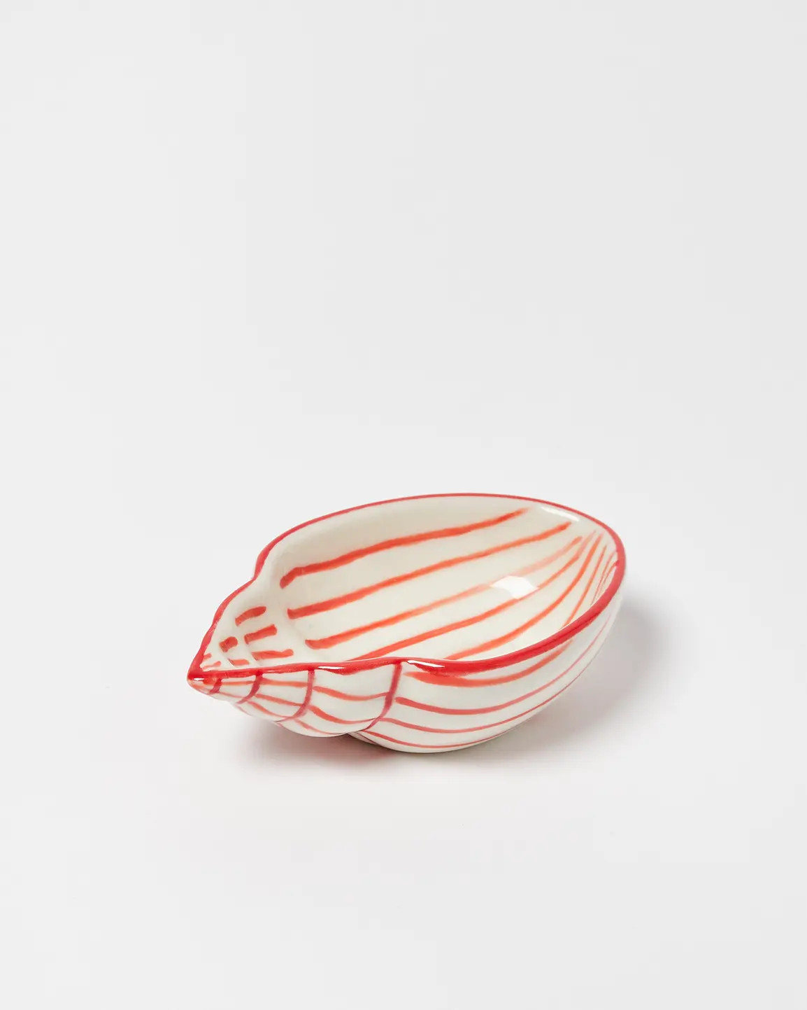 Shell White Ceramic Trinket Dish | Oliver Bonas | Oliver Bonas (Global)