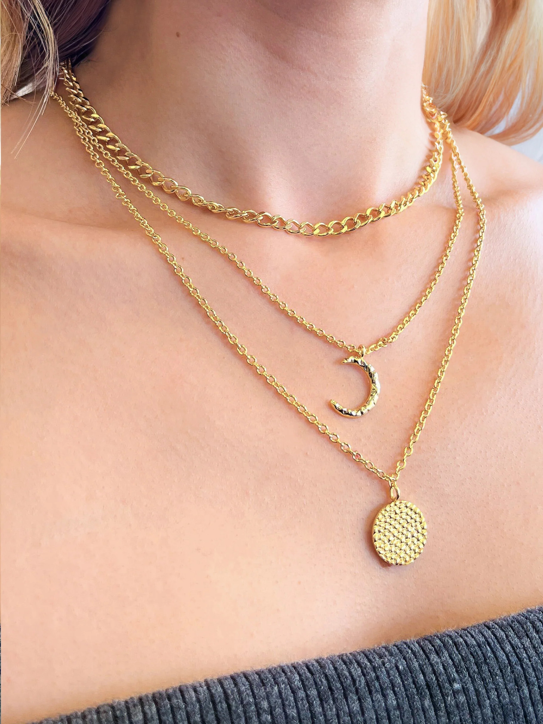 Moonlight Layered Necklace | Victoria Emerson