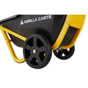 Gorilla Carts 7-cu ft Poly Yard Cart | Lowe's