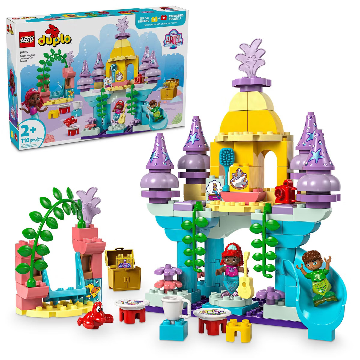 LEGO DUPLO Disney Ariel's Magical Underwater Palace Kids Learning Toy 10435 | Target
