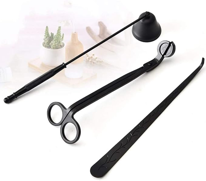 YURROAD 3 in 1 Candle Tools Set, Candle Wick Trimmer, Candle Cutter, Candle Snuffer, Candle Wick ... | Amazon (US)