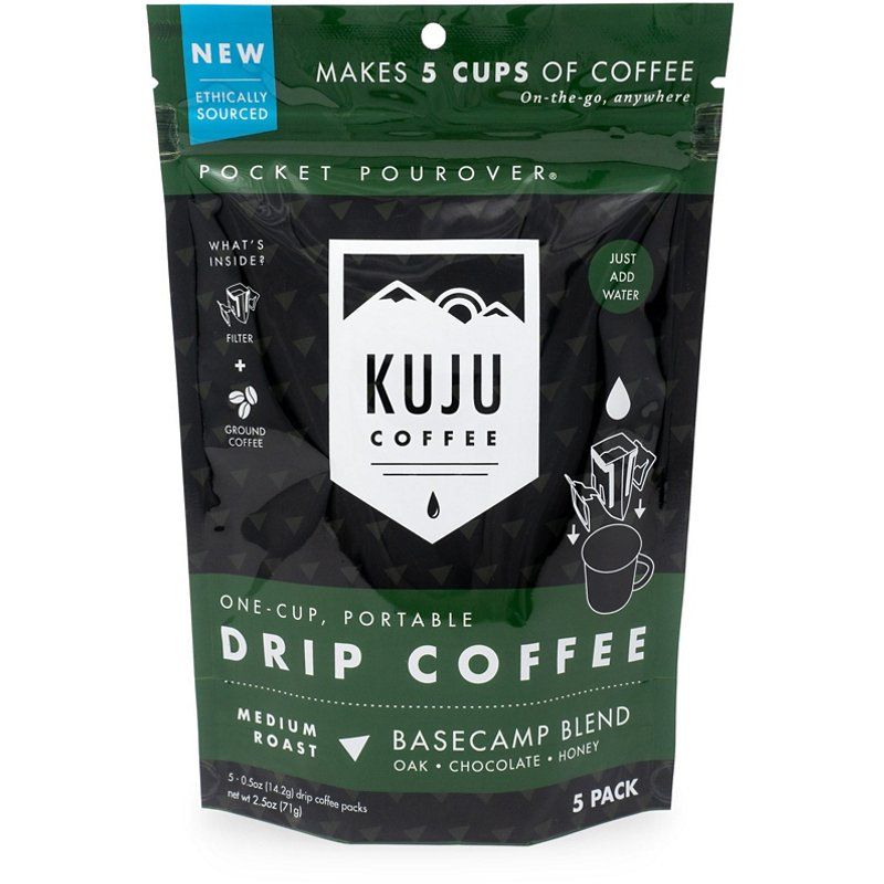Kuju Coffee Basecamp Blend Pocket Pour Packets 5-Pack - Camp Food And Cookware at Academy Sports | Academy Sports + Outdoors