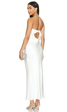 Bec + Bridge Moondance Strapless Dress in Ivory from Revolve.com | Revolve Clothing (Global)