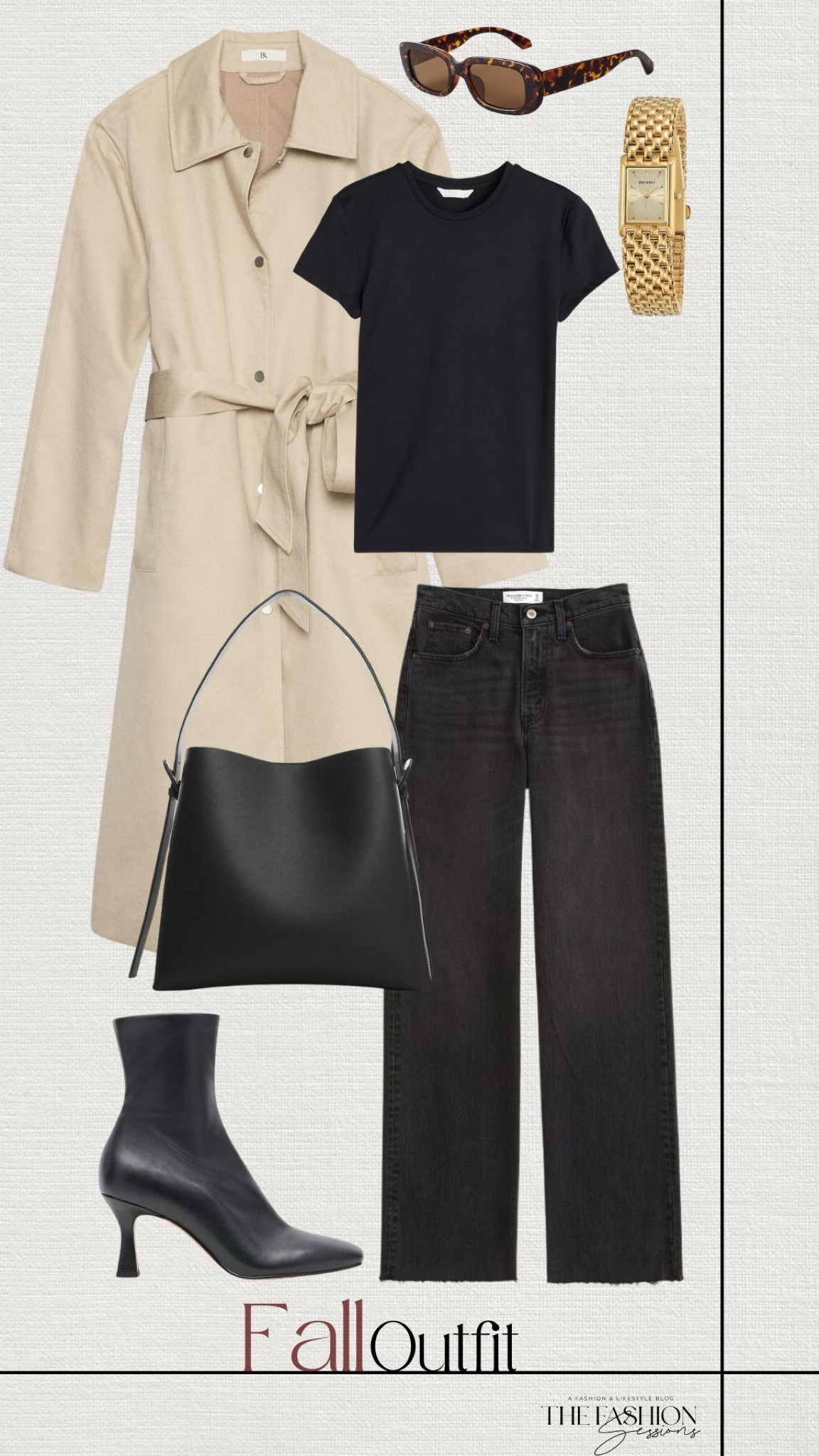 Fall Outfit | Long Coat | Black T Shirt | Black Jeans | Gold Accessories |

#LTKShoeCrush #LTKSeasonal #LTKStyleTip