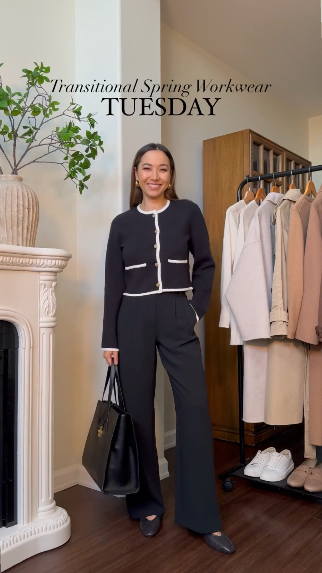 25% off everything at Abercrombie — copy & paste the code 

Transitional Spring Workwear - 5 days of workwear 🖤

Most items are old, but linked to similar styles: 
• sweater jackets xs 
• bodysuit s [bigger bust runs small] 
• oversized trench coat xxs - I recommend sizing down I sized down and still found this trench to be roomy 
• dark blue relaxed jeans tts in this wash [I wear size 25 regular] I found the gray wash to run big
• black 90s straight jeans - wearing 25 reg but black wash runs a little big I could’ve sized down, other colors are tts! 
• sloane tailored pants tts wearing 25 regular [if shorter than 5’4 you may want to get petite] 
• sloane crepe tailored pants runs a little tight on the waist I am wearing 25 reg but could have sized up 


#LTKSaleAlert #LTKSpringSale