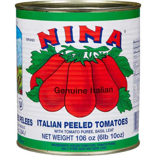 Nina Peeled Tomatoes -106oz Can | Amazon (US)