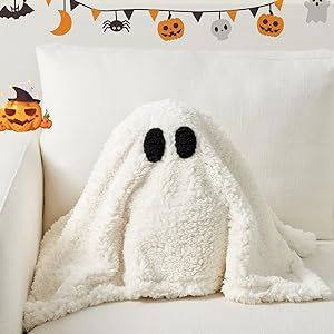 Yeegfey 2023 Gus The Ghost with Pumpkin Pillow, 13" Ghost Pillow with Pumpkin Plush for Halloween... | Amazon (US)