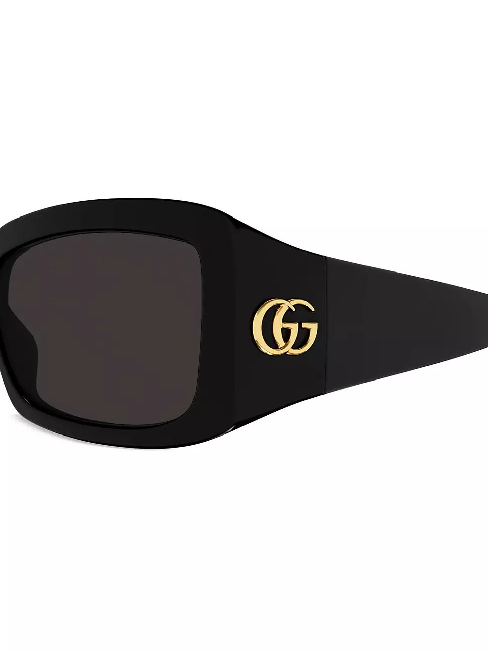 GG Corner 54MM Rectangular Injection Sunglasses | Saks Fifth Avenue