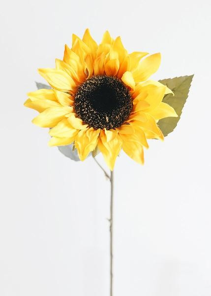 Silk Flowers Sunflower in Yellow Orange | Afloral (US)
