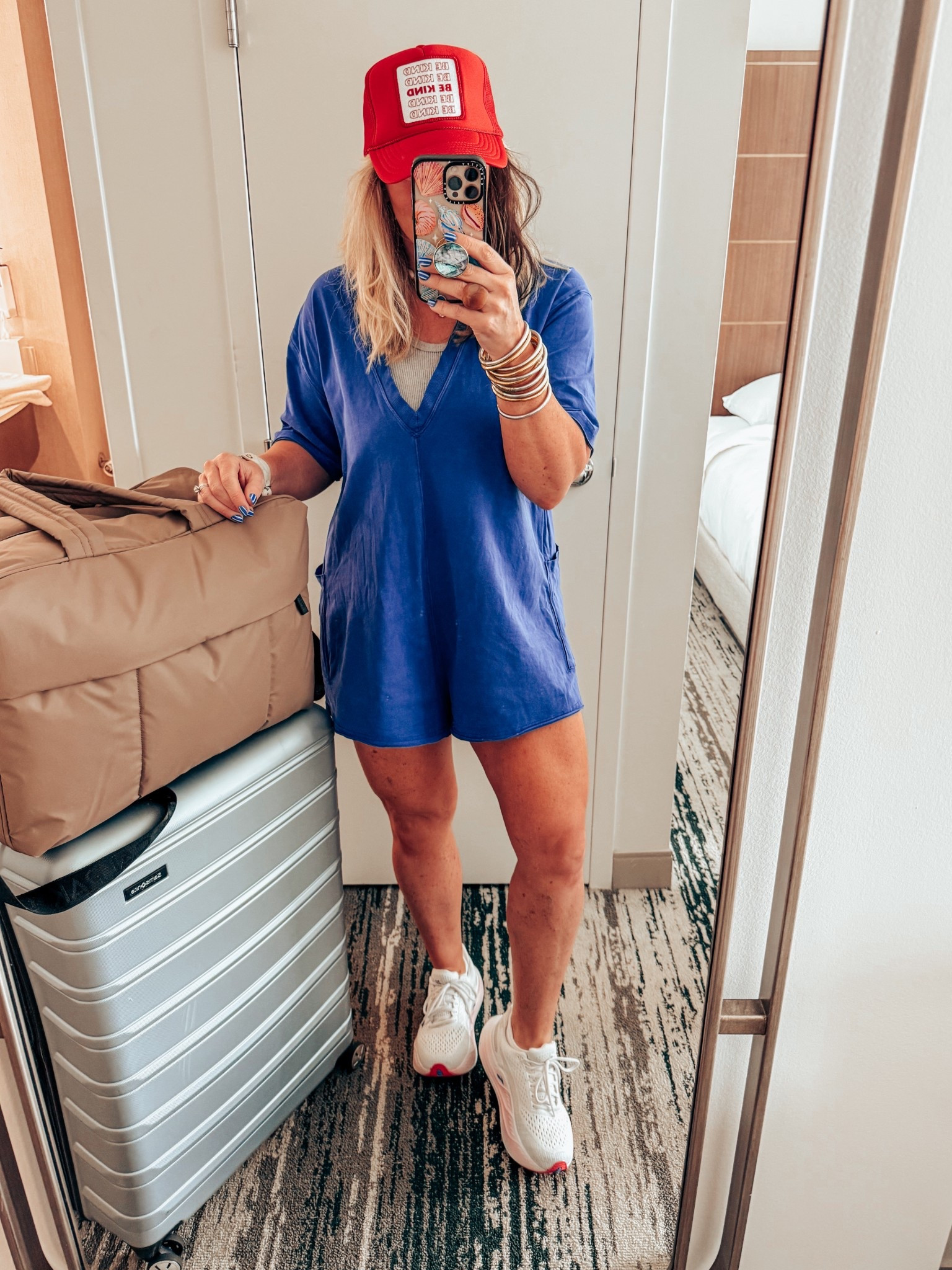 My  travel day fit 💙♥️💙
Romper - Small
Tank - M/L
Sneaks - true to size 


#LTKFindsUnder100 #LTKStyleTip #LTKOver40