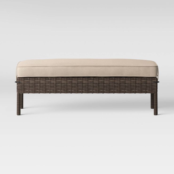 Monroe Chow-Height Dining Bench - Brown - Threshold™ | Target