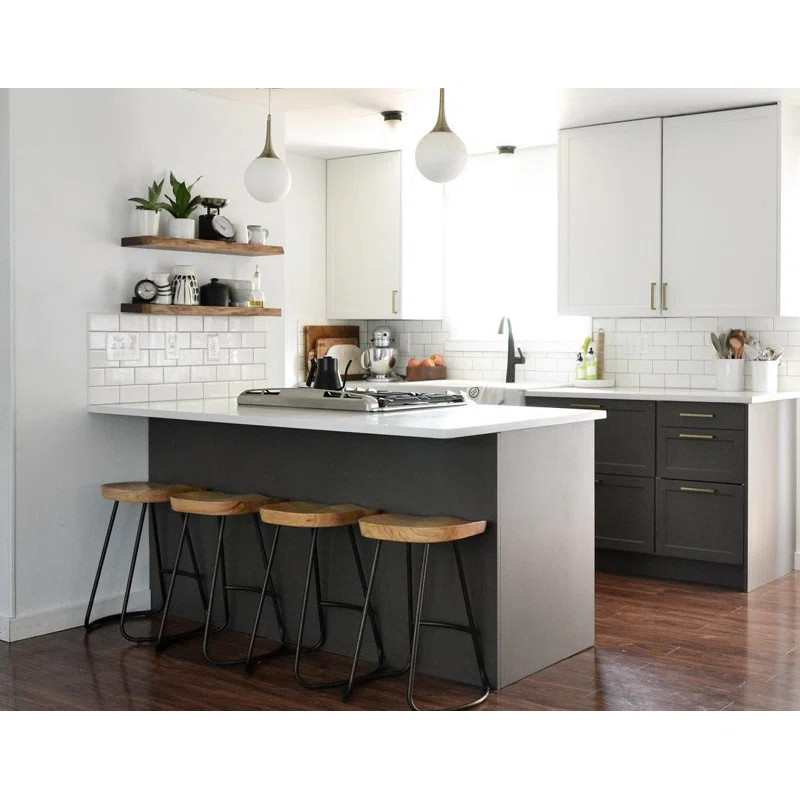 Deeter Solid Wood Stool | Wayfair North America