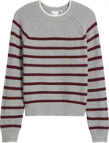 Brooks Stripe Cotton Pullover Sweater | Nordstrom