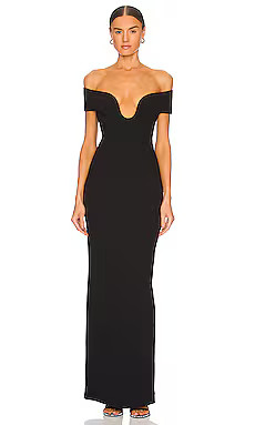 SOLACE London Marlowe Maxi Dress in Black from Revolve.com | Revolve Clothing (Global)