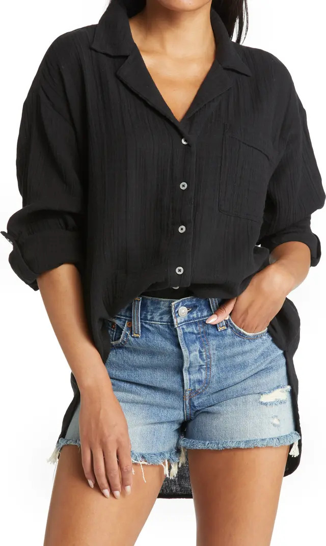 Premium Surf Button-Up Shirt | Nordstrom