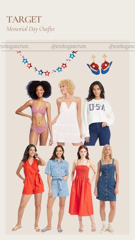 Target Memorial Day outfits!! I’m loving these picks from Target for Memorial Day weekend!! The denim dress is perfect pair it with some boots!!

Target, Memorial Day, Target outfits, Target fashion, Memorial Day outfits, red white and blue#LTKfindsunder50 #LTKfindsunder100

#LTKSeasonal