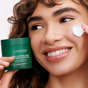 LANEIGE Cica Sleeping Mask: Korean Overnight Mask, Hypoallergenic, Fermented Forest Yeast Extract... | Amazon (US)