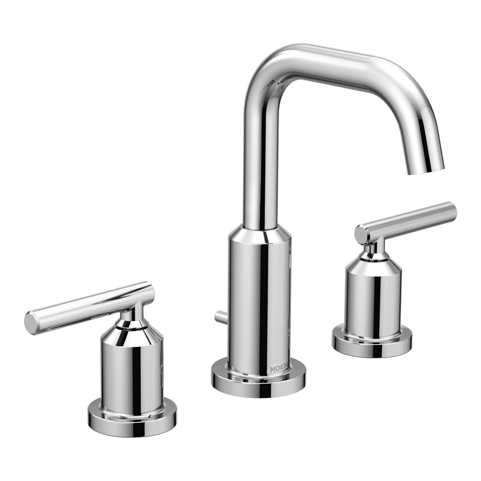 Chrome Gibson Widespread Bathroom Faucet (Part number: T6142) | Wayfair North America