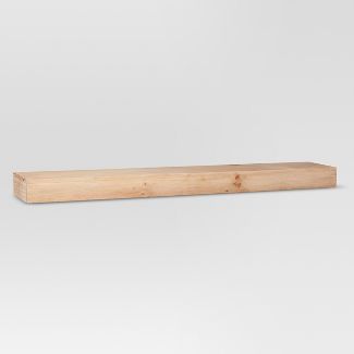 Wood Floating Shelf Pine - Threshold™ | Target