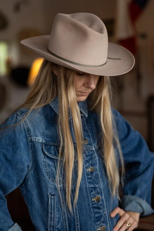 Vintage Caxton "Yearling" 4X Beaver Silver Belly Hat by Lauren Owen of Texas | Free People (Global - UK&FR Excluded)
