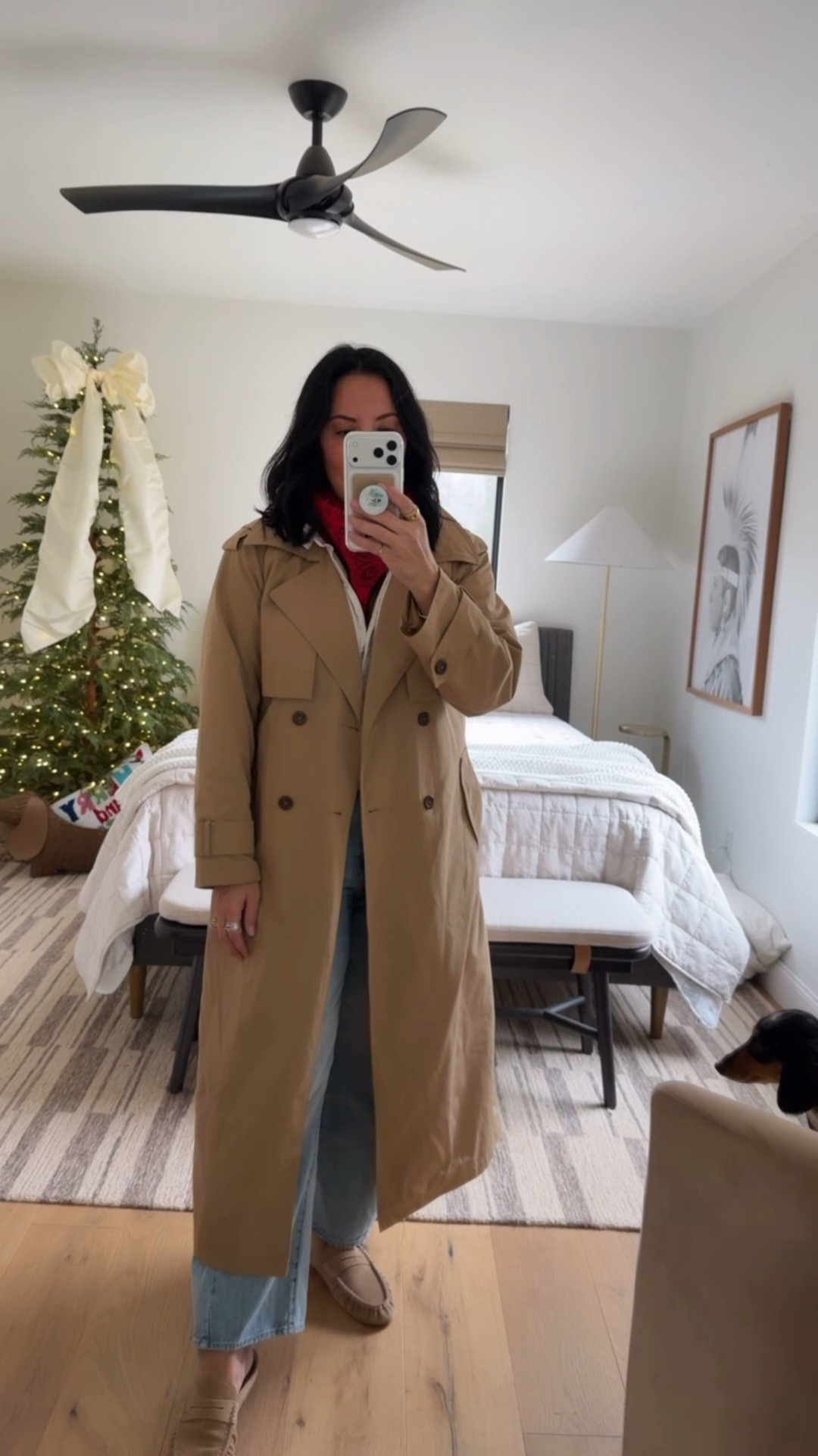 Trench size medium (it runs big), button up size medium (also runs oversized), shoes fit tts, but size down if you are between sizes (I’m a 9.5/10 and did a 9.5). 

#LTKMidsize #LTKootd #LTKGiftGuide