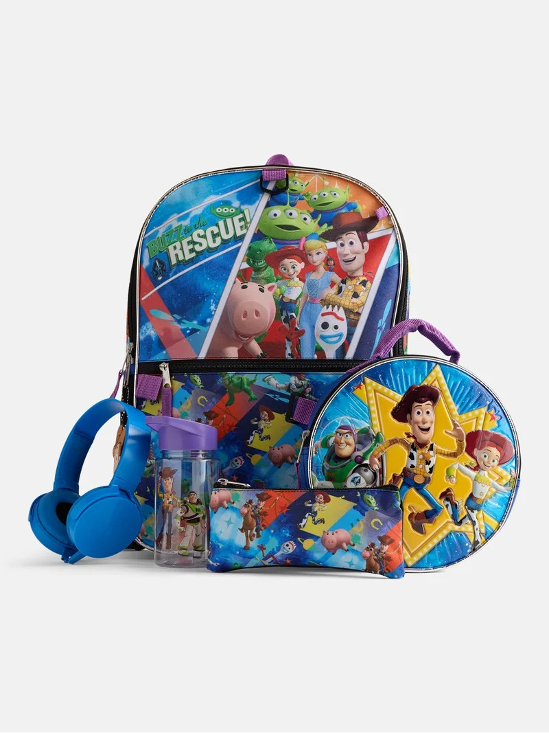 Disney Toy Story To the Rescue Boys Backpack Set with Lunch Bag, 6 Piece | Walmart (US)