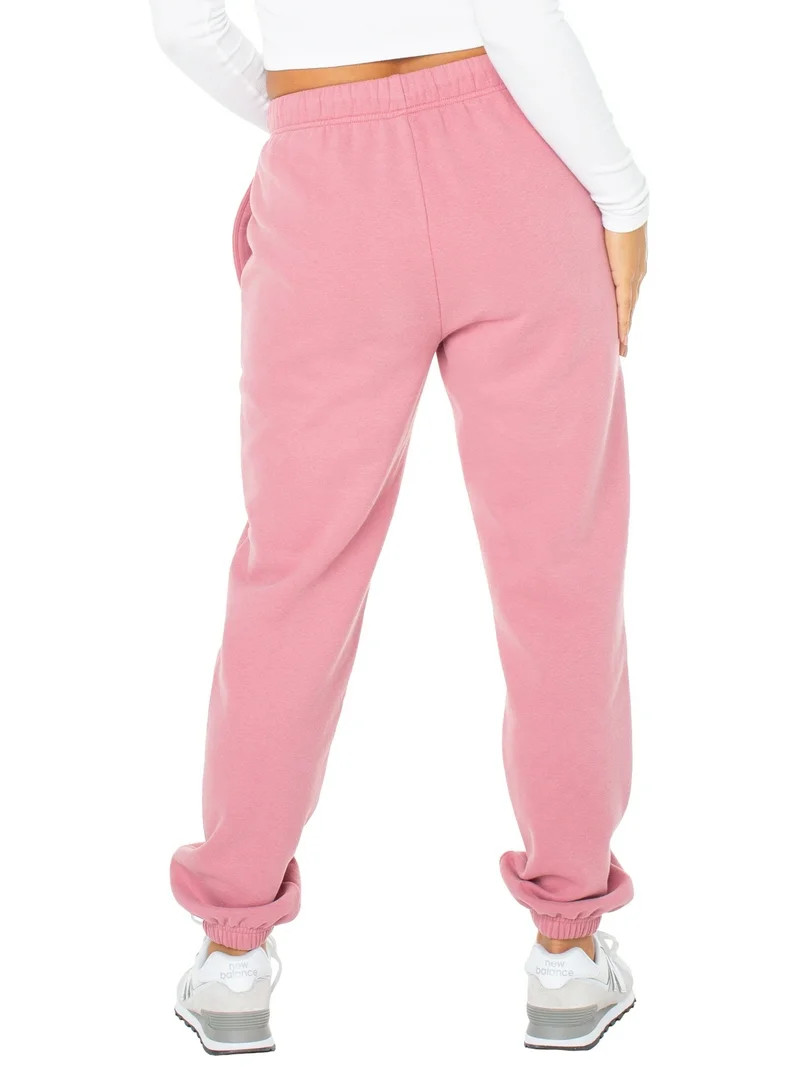 Celebrity Pink Women's and Women's Plus Fleece Jogger Sweatpants, Sizes XS-4X | Walmart (US)