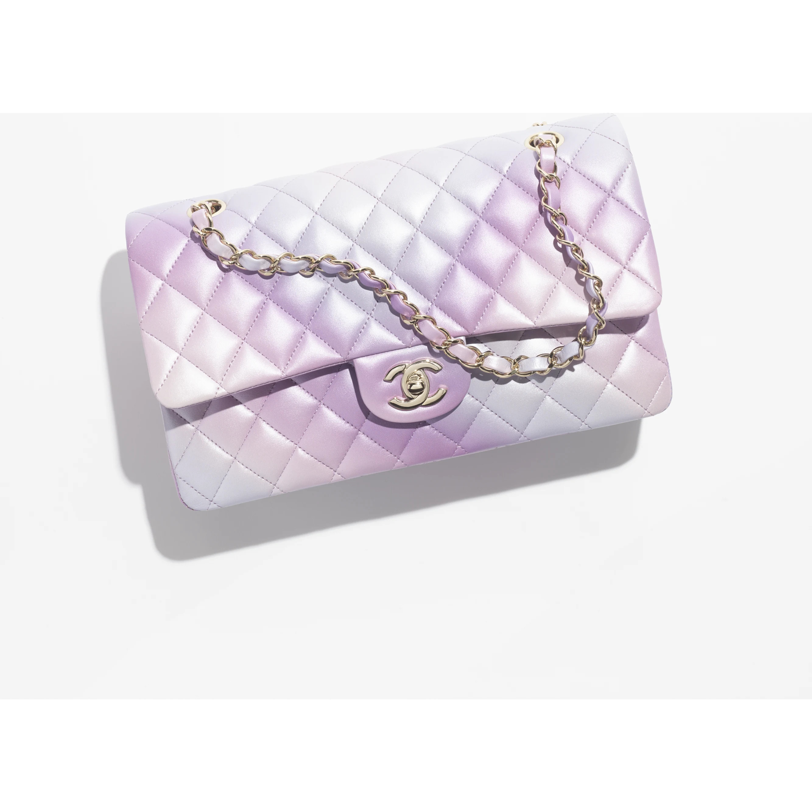 Classic handbag, Lambskin & gold-tone metal, black — Fashion | CHANEL | Chanel, Inc. (US)