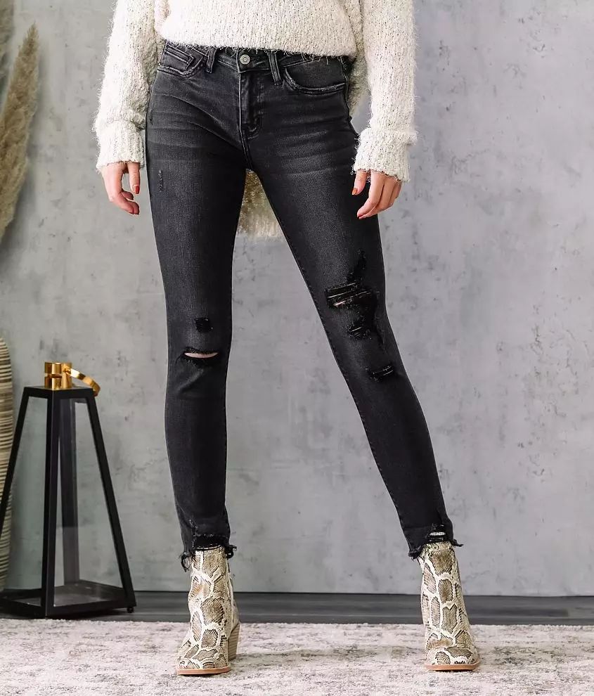 Mid-Rise Ankle Skinny Stretch Jean | Buckle