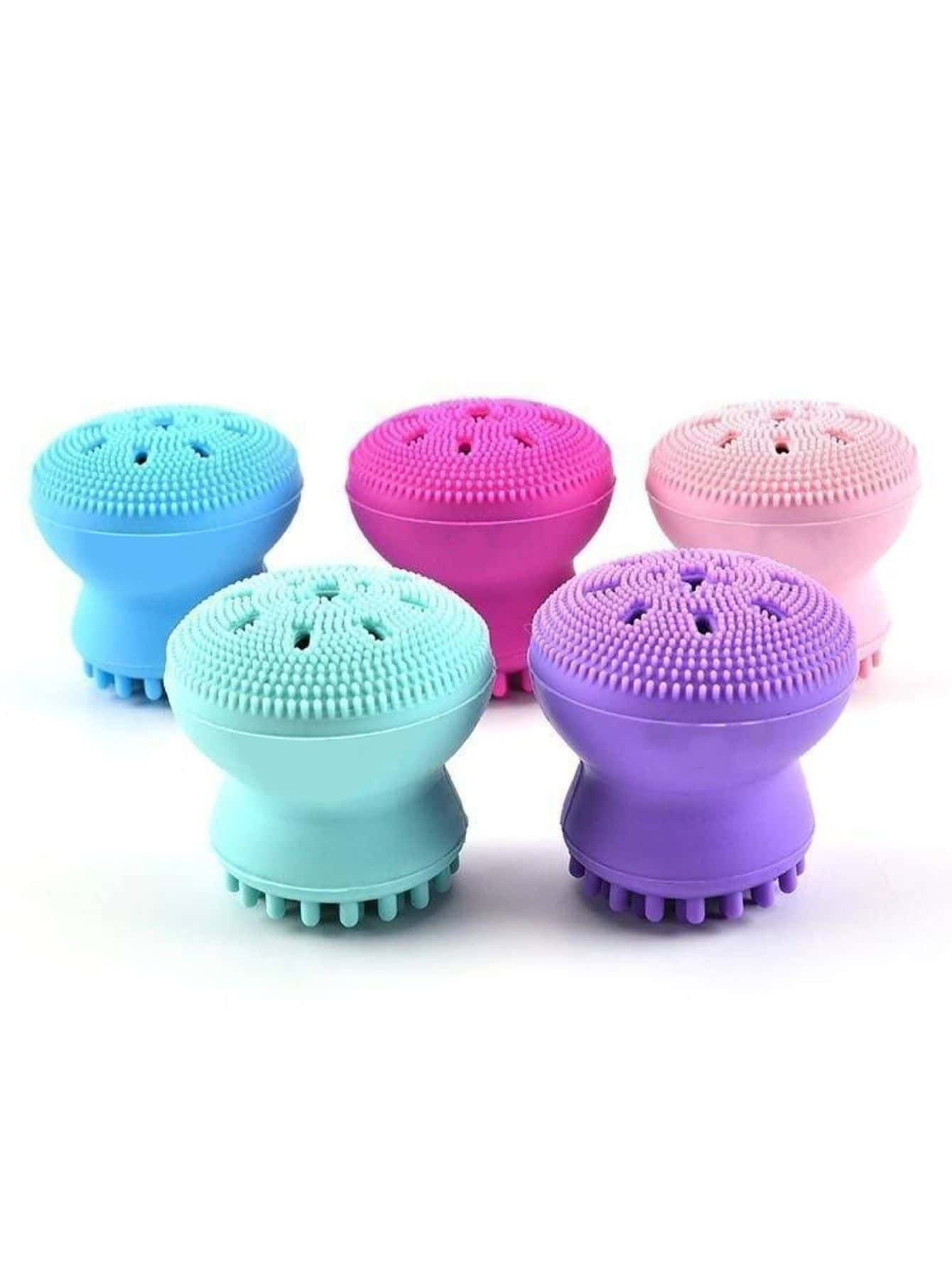 Esponja Silicone Limpeza Facial Esfolia Formato Polvo | SHEIN