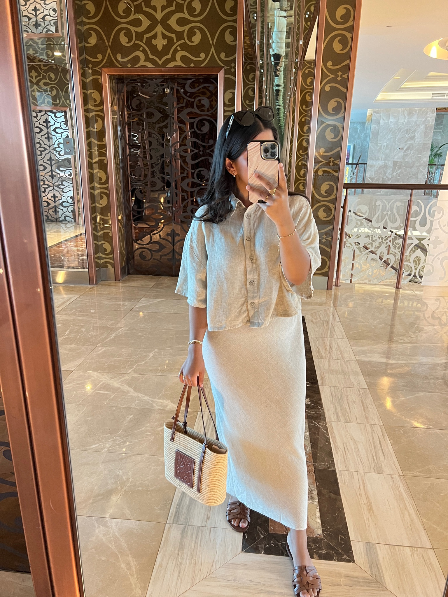 linen outfits always 🫶🏽

- skirt I'm wearing size 10 
- shirt i've sized up to a 12 so it's more oversized 

#LTKsalealert #LTKHoliday #LTKstyletip