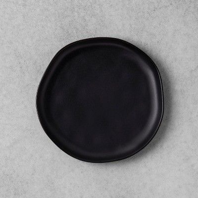 Stoneware Salad Plate - Black - Hearth & Hand&#8482; with Magnolia | Target