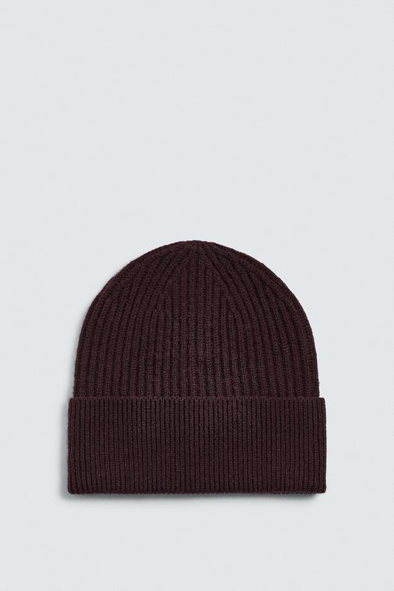 WOOL BLEND KNIT HAT | Zara Canada